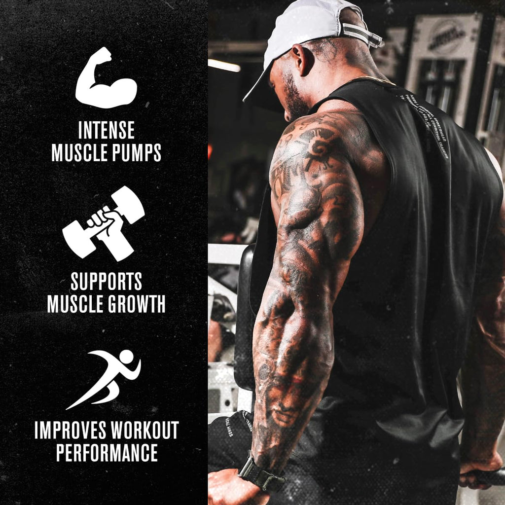 Jacked Factory N.O. XT Nitric Oxide Supplements for Men w/Nitrosigine L Arginine L Citrulline Supplement for Muscle Pumps & Vascularity - Pre Workout Nitric Oxide Booster & Muscle Builder - 90 Caps - FENGGESTORE20