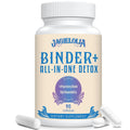 Jagielolia All-in-One Detox Binder Supplement 1500 MG - High Bioavailability, Liver Gut Detox Cleanse with Activated Charcoal, Zeolite & Bentonite Clay for Toxins, - FENGGESTORE20