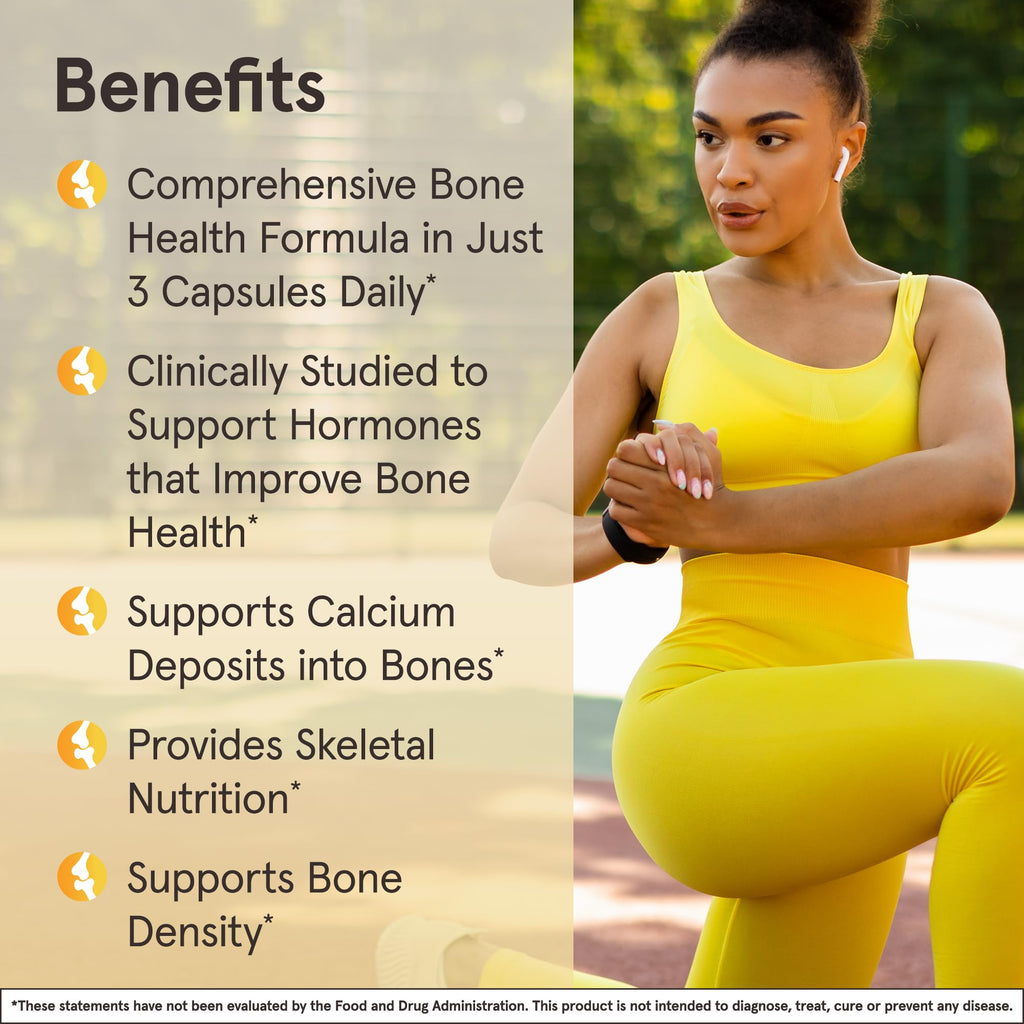 Jarrow Formulas BoneUp Three Per Day for Bone Density and Skeletal Nutrition, Includes Vitamin D3, K2 (as MK-7) and Calcium - FENGGESTORE20