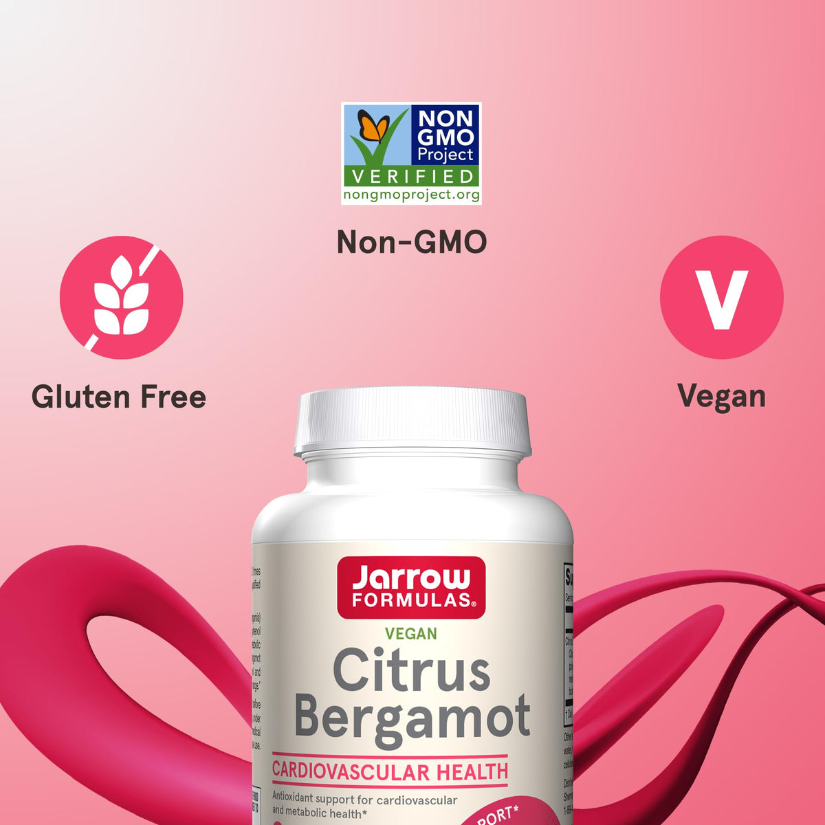 Jarrow Formulas Citrus Bergamot Supplement 500 mg - 120 Servings (Veggie Caps) - Antioxidant Support for Cardiovascular & Metabolic Health - Dietary Supplement - FENGGESTORE20