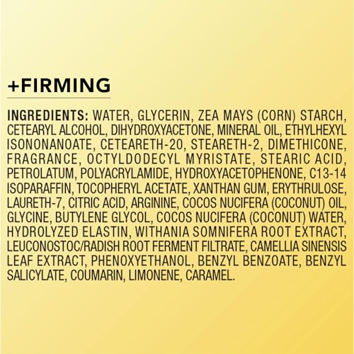 Jergens Natural Glow +Firming Self Tanner Body Lotion, Fair to Medium Skin Tone, Sunless Tanning Moisturizer - FENGGESTORE20