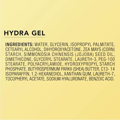 Jergens Natural Glow Hydra Gel Moisturizer, Hyaluronic Acid Tanning Lotion, Hydrating Tanning Gel, Fragrance-Free Self Tanner - FENGGESTORE20