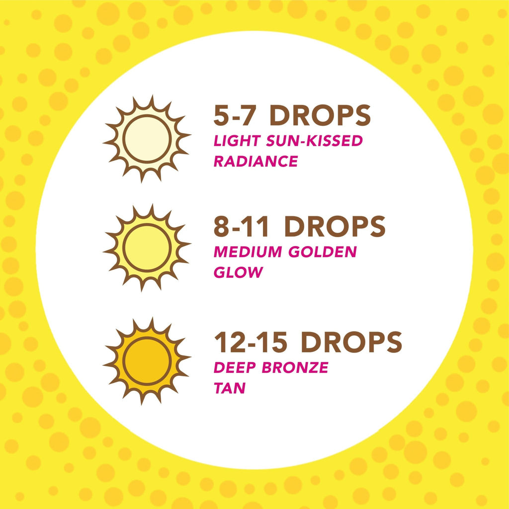 Jergens Natural Glow Instant Sun Drops, Sunless Tanning for Face and Body, Instant Sun Bronzing Drops, Oil Free, 1 Fl Oz - FENGGESTORE20