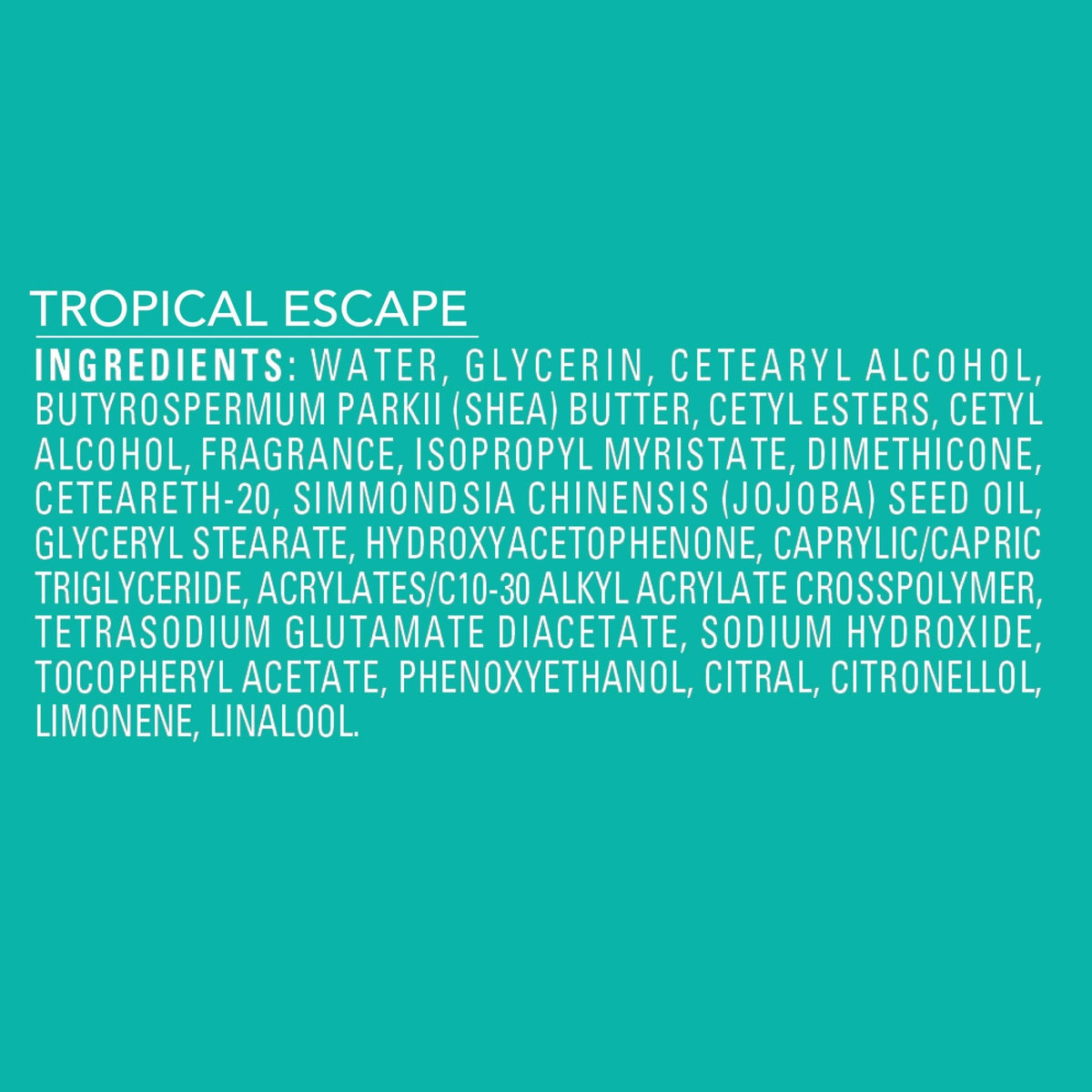 Jergens Shea Fusion Tropical Escape Body Lotion, Moisturizer with Shea Butter & Vitamin E, 14 Fl Oz - FENGGESTORE20