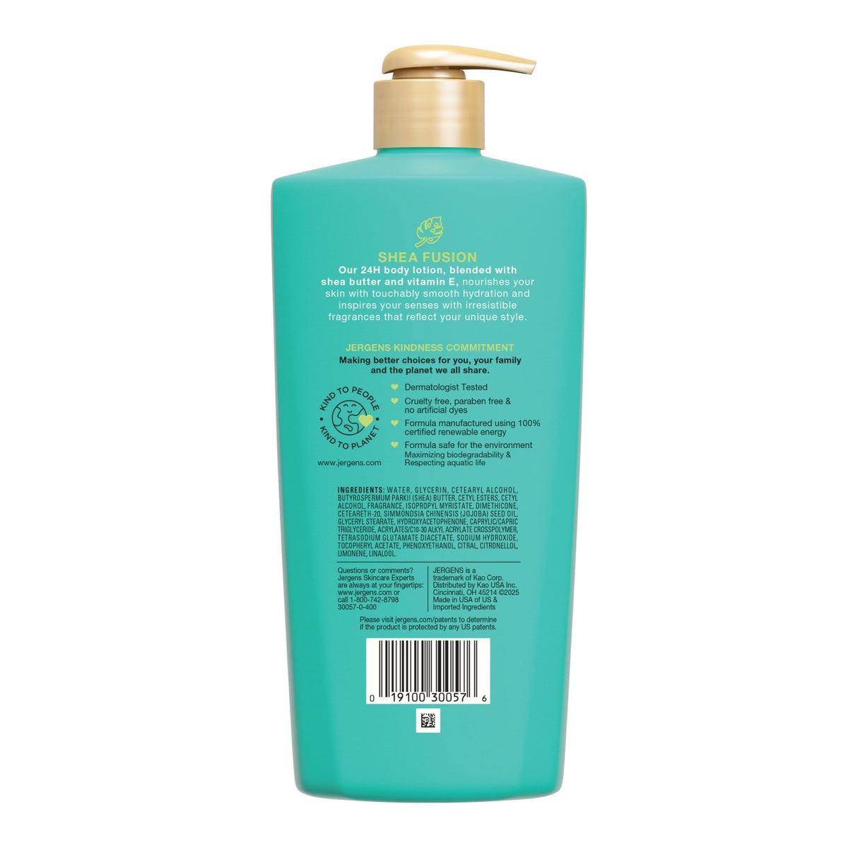 Jergens Shea Fusion Tropical Escape Body Lotion, Moisturizer with Shea Butter & Vitamin E, 14 Fl Oz - FENGGESTORE20