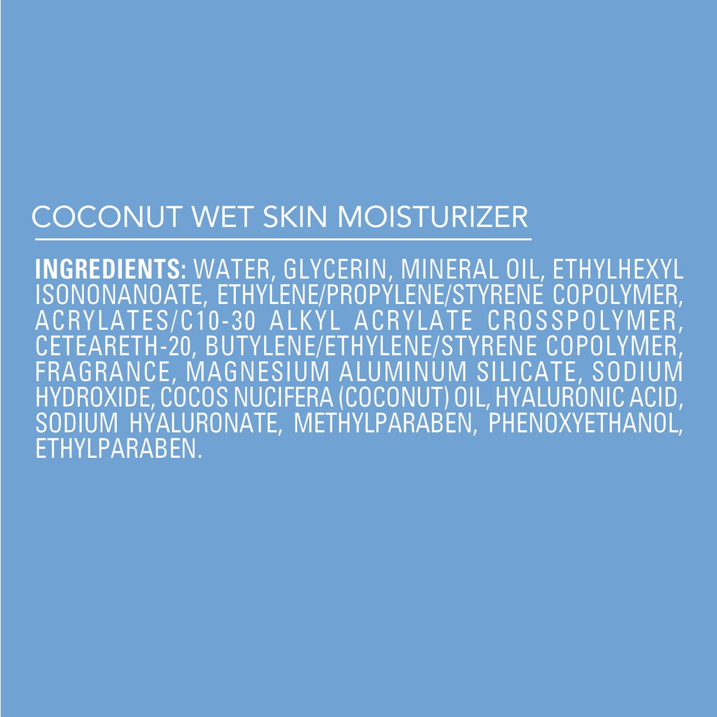 Jergens Wet Skin Body Lotion with Coconut Oil, In Shower Lotion for Dry Skin, Fast-Absorbing, Non-Sticky, Dermatologist Tested, 10 Ounce - FENGGESTORE20