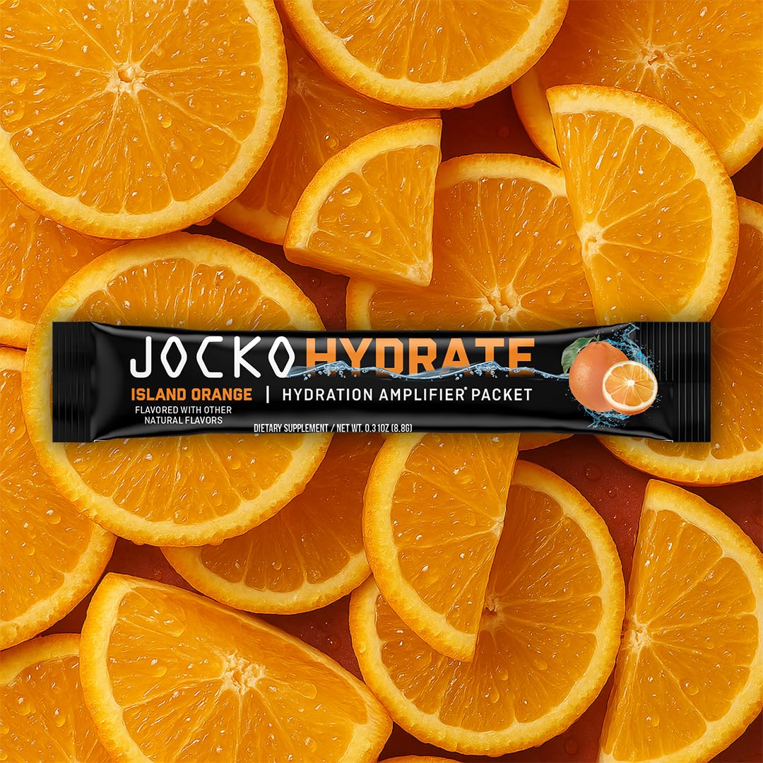 Jocko Fuel Hydrate Electrolytes Powder Packets Low Sugar - Hydration Amplifier Packets for Recovery, Dehydration, & Exercise - with Vitamins B6, B12 & C - FENGGESTORE20