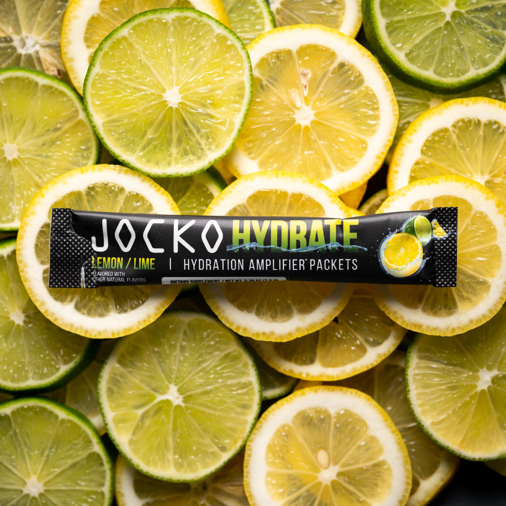 Jocko Fuel Packets Low Sugar - Hydration Amplifier Packets for Recovery, Dehydration, & Exercise - with Vitamins B6, B12 & C (16 Packets) Lemon Lime - FENGGESTORE20