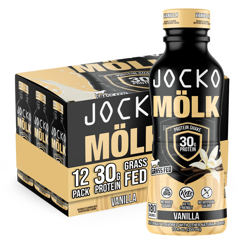 Jocko Fuel Protein Shake Bundle - Vanilla and Chocolate (24 Count) - FENGGESTORE20