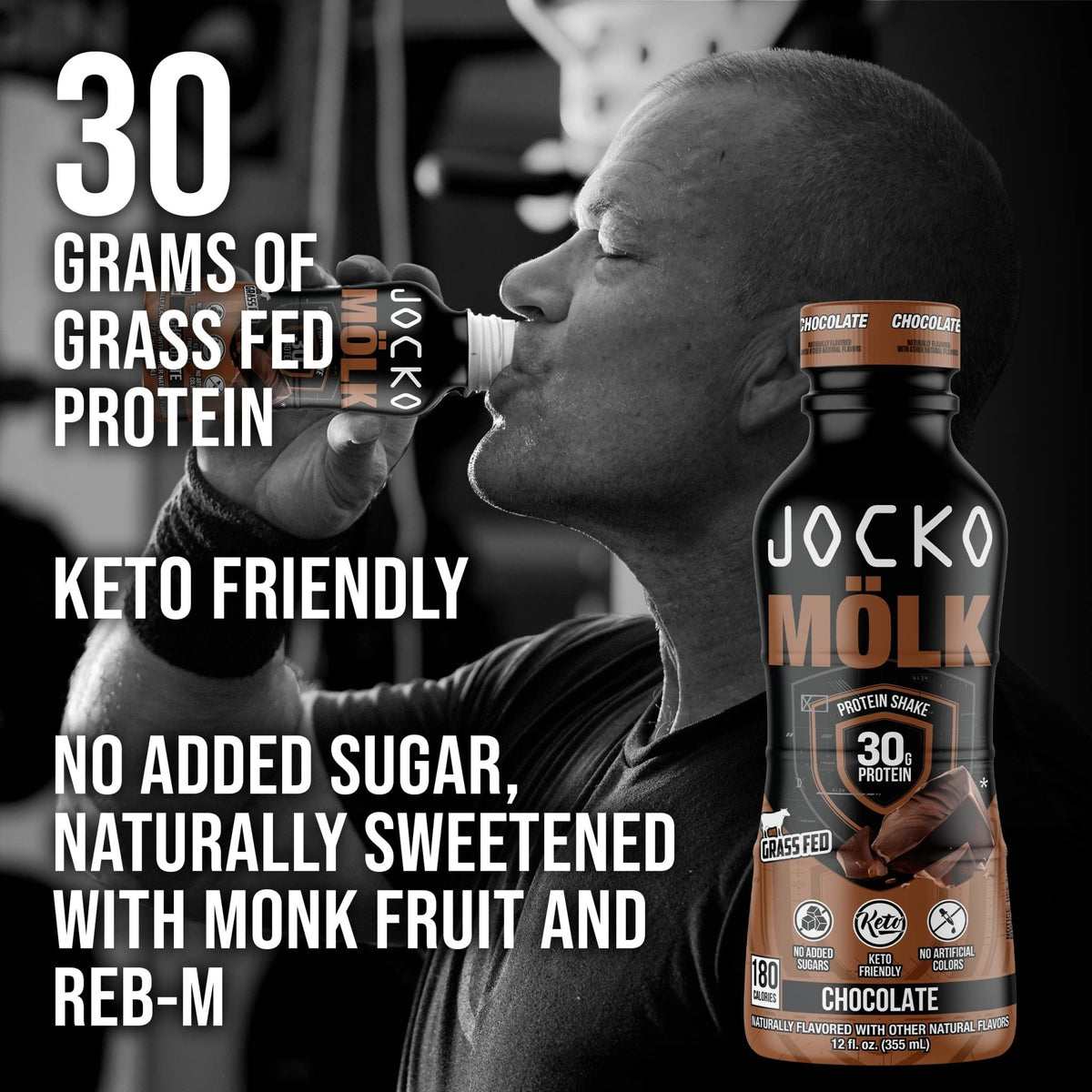 Jocko Fuel Protein Shake Bundle - Vanilla and Chocolate (24 Count) - FENGGESTORE20