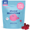 JoySpring Mood Munchies Saffron Gummies for Kids 4+ | Saffron Extract Supplement with GABA, Passion Flower & St Johns Wort | Sugar Free Vegan Brain Support & Kids Focus Gummies | Crafted in USA - FENGGESTORE20