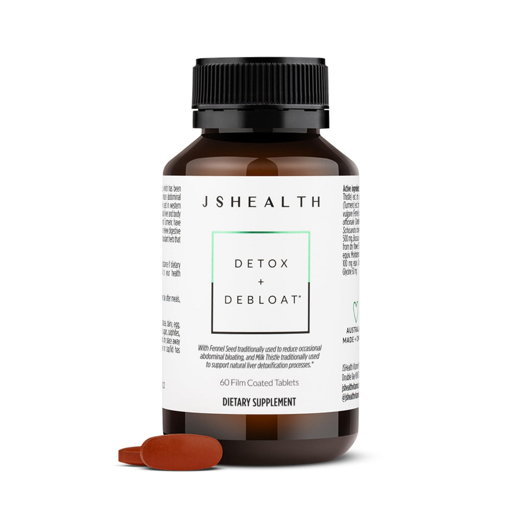 JSHealth Detox + Debloat. Bloating Relief for Women with Milk Thistle, Turmeric, and Fennel. Liver Health and Gut Support. - FENGGESTORE20