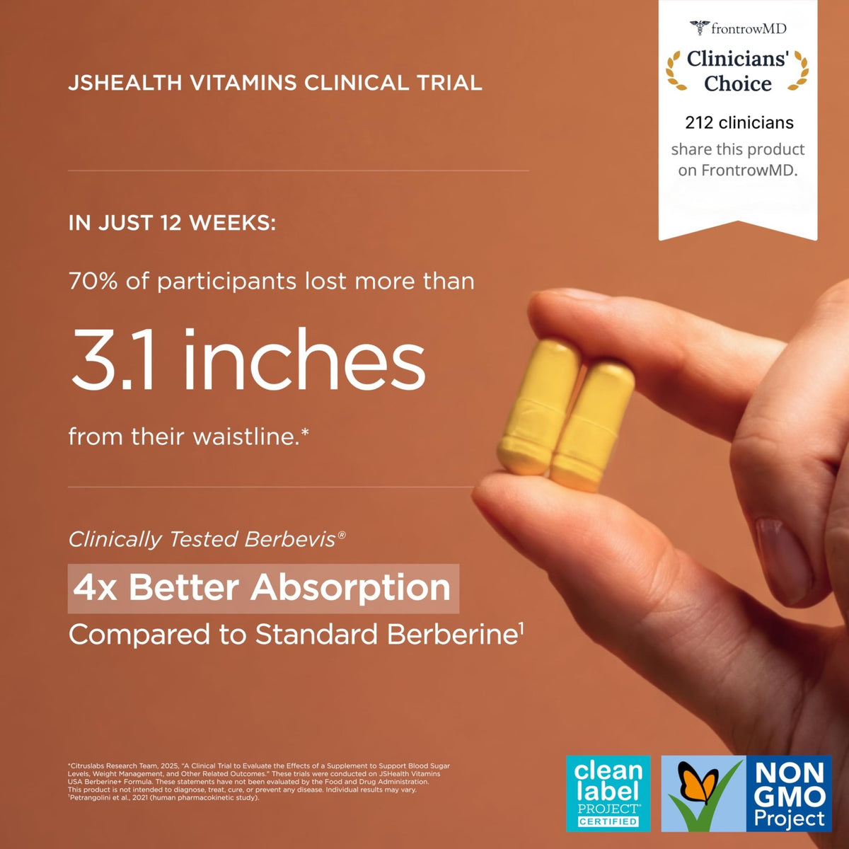 JSHealth Supplement with Berbevis for Metabolic Health Support. Higher Strength for Blood Sugar Already in the Normal Range and Body Composition - FENGGESTORE20