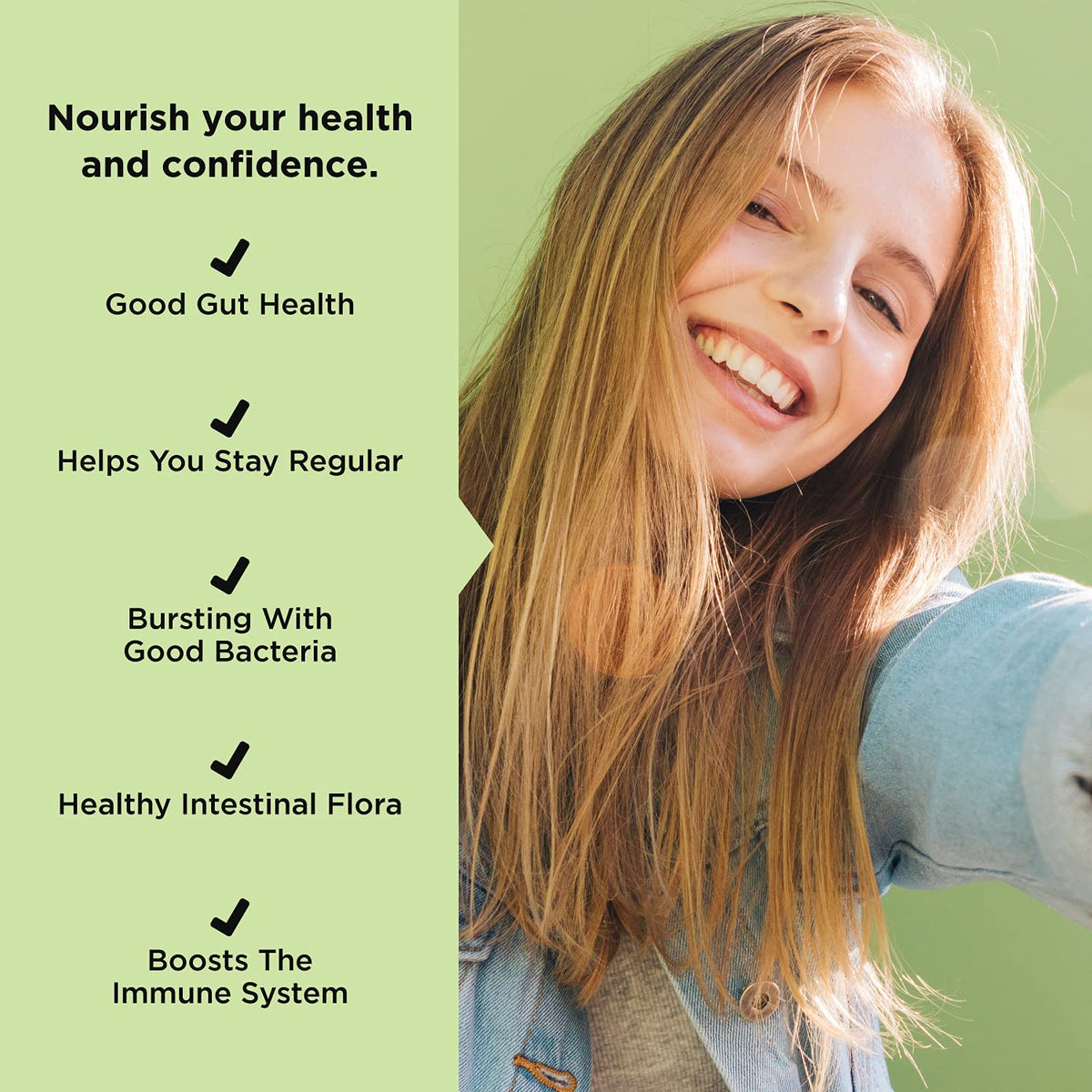 JSHealth Vitamins Gut Health and Immunity Formula | Probiotics for Women and Men | Shelf Stable Probiotic Supplement for Digestive Health and Immune Support (60) - FENGGESTORE20