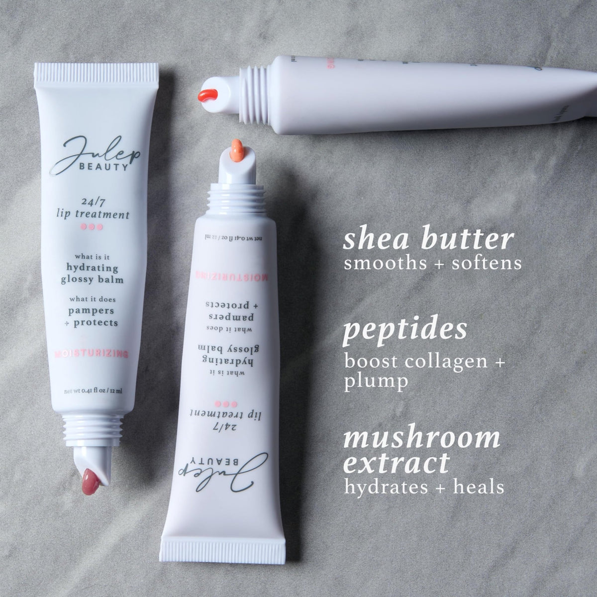 Julep 24/7 Lip Treatment – Hydrating & Glossy Lip Balm and Lip Sleeping Mask with Shea Butter - FENGGESTORE20
