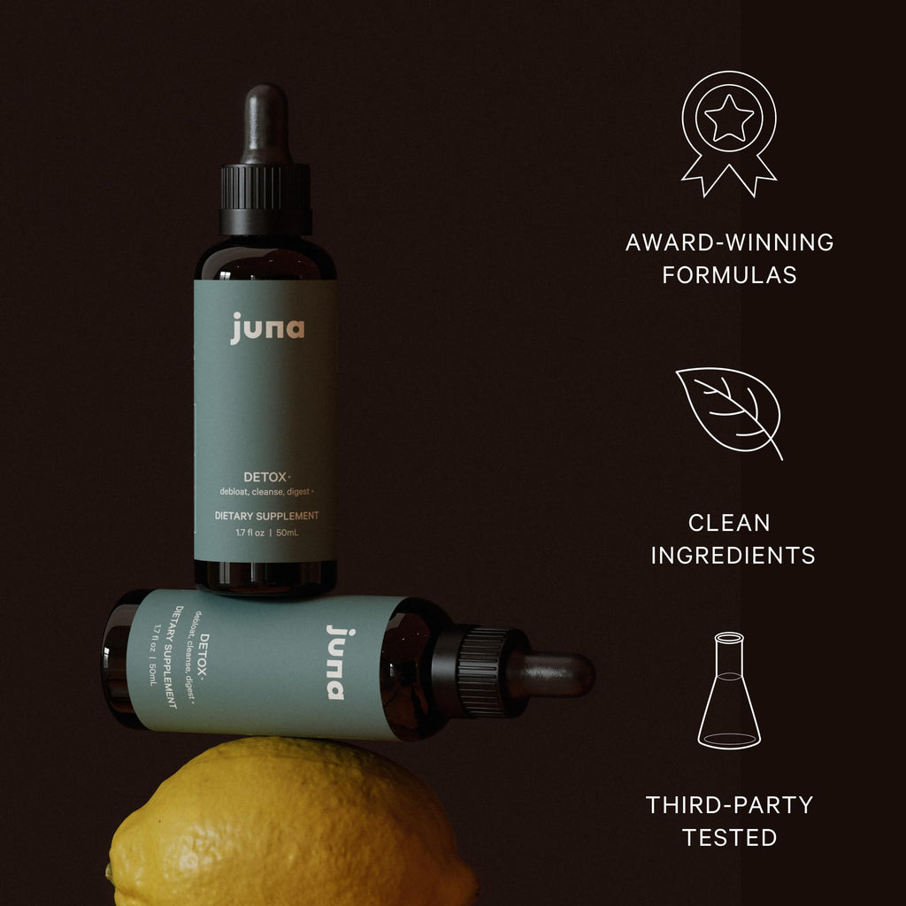 Juna Detox Chlorophyll Drops — Daily Wellness & Detox Support | Lemon Mint Spa Water Taste | Supports Cellular Health, Cleanse - FENGGESTORE20