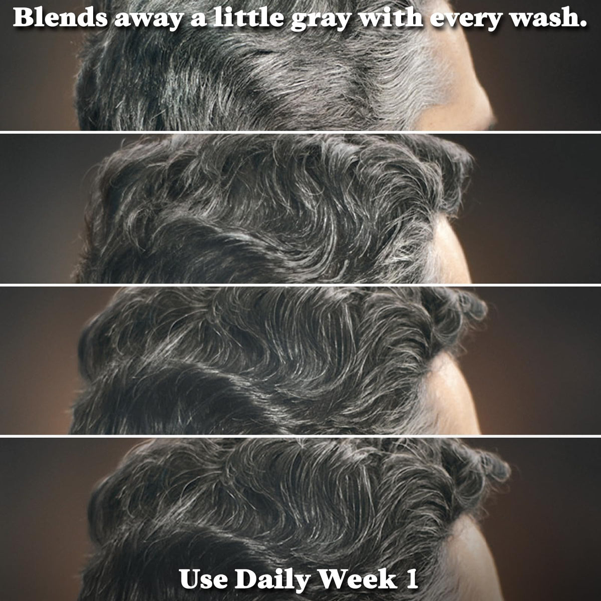 Just for Men Control GX Grey Reducing Shampoo, Gradual Hair Color with Keratin for Stronger Thicker and Healthier Looking Hair, 4 Fl Oz - Pack of 1 - FENGGESTORE20