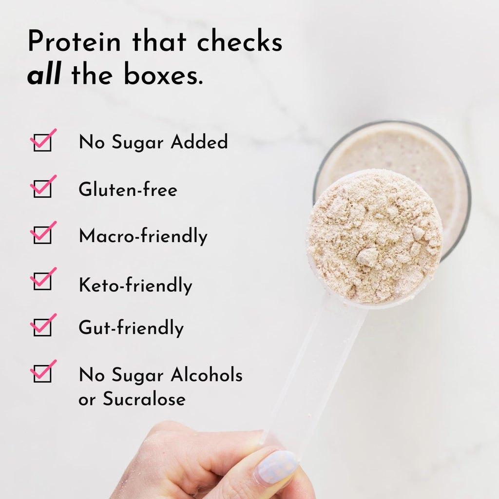 JUST INGREDIENTS Vanilla Protein Powder - Grass-Fed Whey Blend, Organic, Gluten Free, Dairy Free, Soy Free - 15 Servings, 22g Protein - FENGGESTORE20