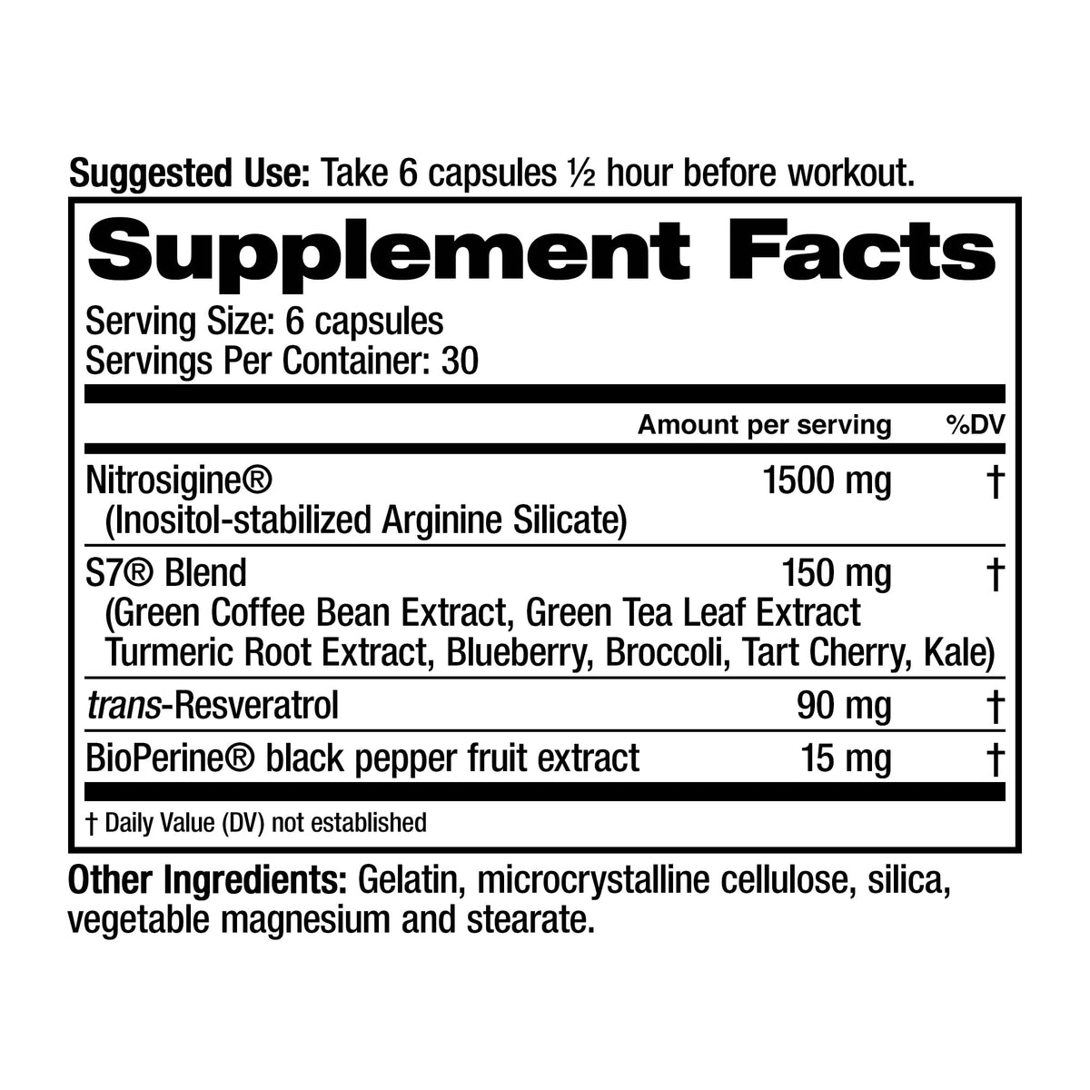Juvenon BloodFlow-7 XXXL Nitric Oxide Supplements for Men & Women - More Powerful, Longer Lasting Natural Nitric Oxide Booster with Nitrosigine® + S7® - Blood Flow & Circulation Support (1-Pack) - FENGGESTORE20