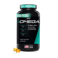 JYM Supplement Science Omega JYM Fish Oil 2800mg, High Potency Omega 3, EPA, DHA, DPA for Brain, Heart, & Joint Support 120 Soft Gels - FENGGESTORE20