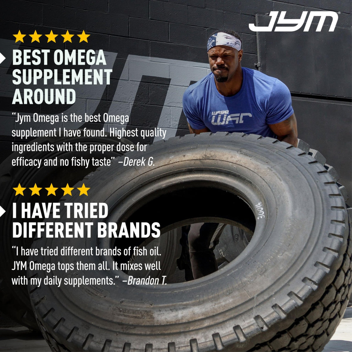 JYM Supplement Science Omega JYM Fish Oil 2800mg, High Potency Omega 3, EPA, DHA, DPA for Brain, Heart, & Joint Support 120 Soft Gels - FENGGESTORE20