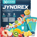 JYNOREX Electrolytes Powder Packets Sugar Free, 30 Sticks High Sodium Hydration Packets, Electrolyte Drink Mix with Lemon Lime Watermelon Peach Berry Kiwi - FENGGESTORE20