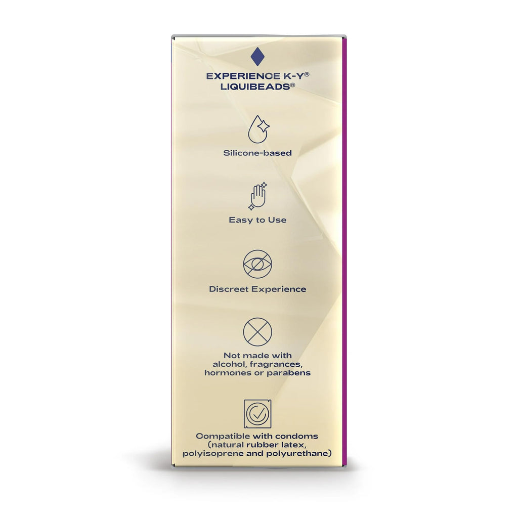 K-Y Liquibeads Vaginal Moisturizer for Women, Silicone Lube Vaginal Suppository, Vaginal Lubricant Helps Reduce Pain Due to Vaginal Dryness, 6 Vaginal Suppositories & 6 Vaginal Applicators - FENGGESTORE20