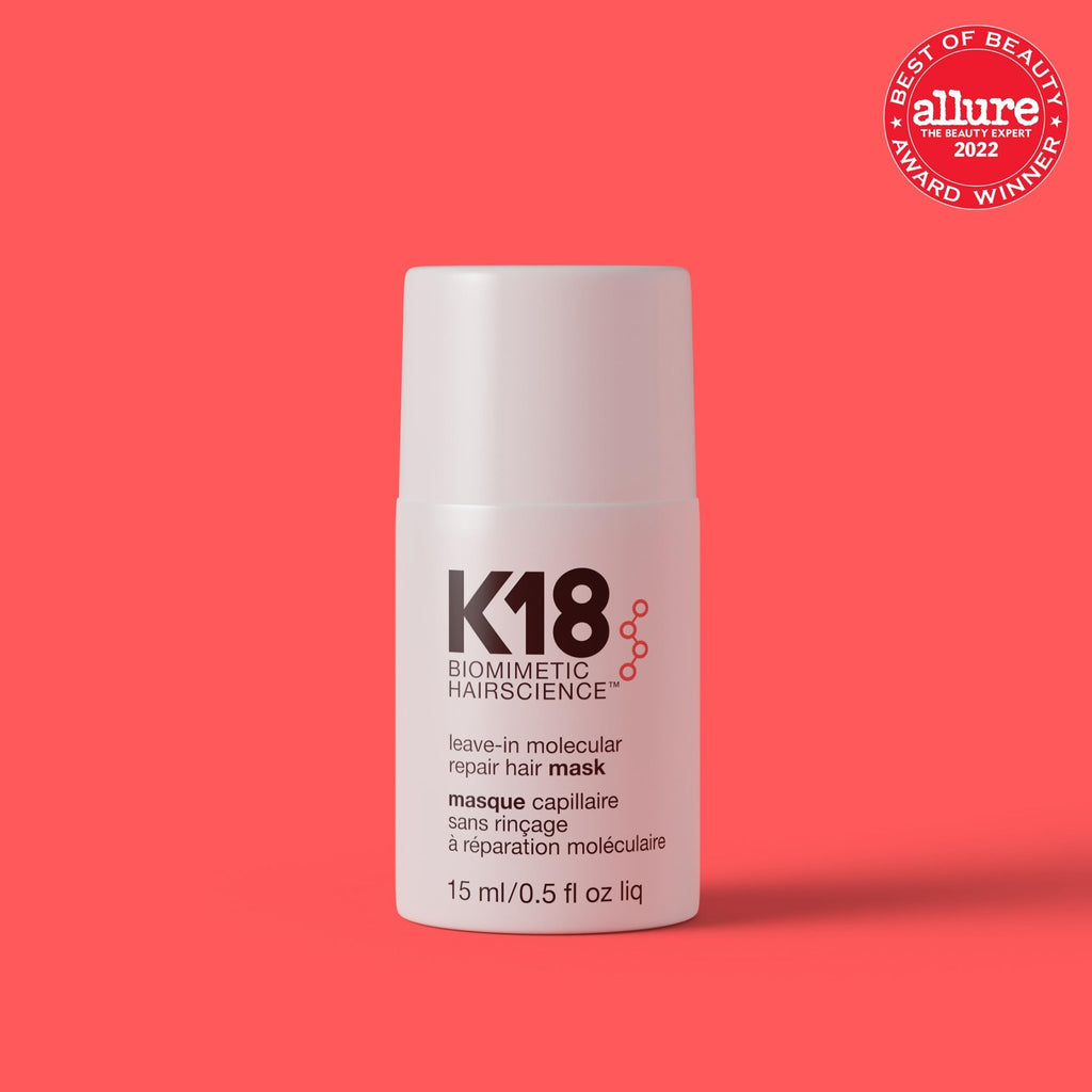 K18 Leave-In Molecular Repair Hair Mask - Peptide Hair Treatment Mask for Bleach, Color, Chemical + Heat Damaged Strands - Immediate - FENGGESTORE20