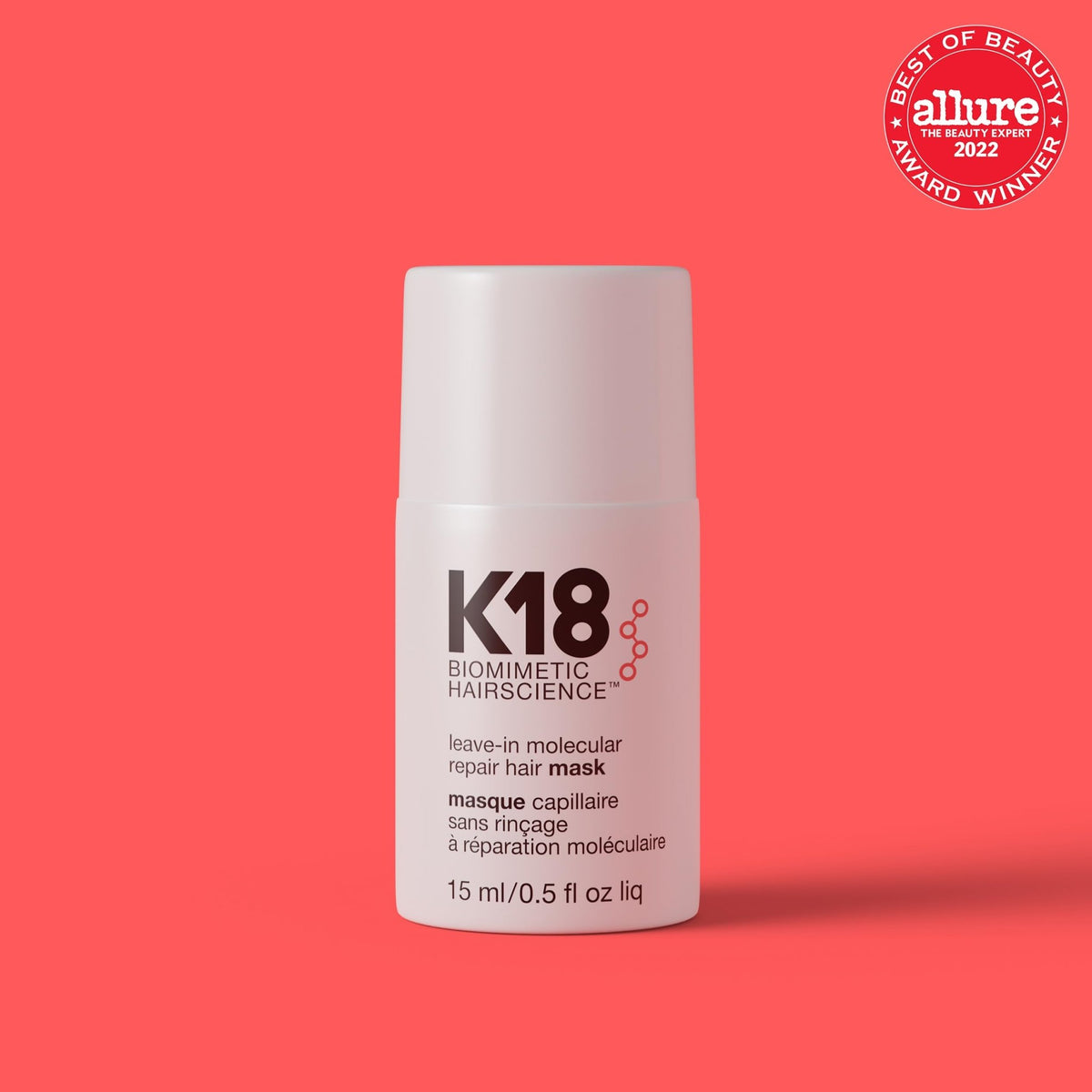 K18 Leave-In Molecular Repair Hair Mask - Peptide Hair Treatment Mask for Bleach, Color, Chemical + Heat Damaged Strands - Immediate - FENGGESTORE20
