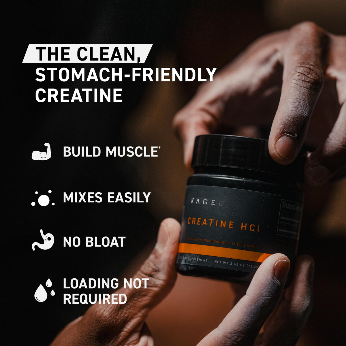 Kaged Creatine HCl Capsules | 7X Concentrated vs Mono | Muscle Building & Recovery | High Absorption | No Bloating | Creatine for Men & Women - FENGGESTORE20