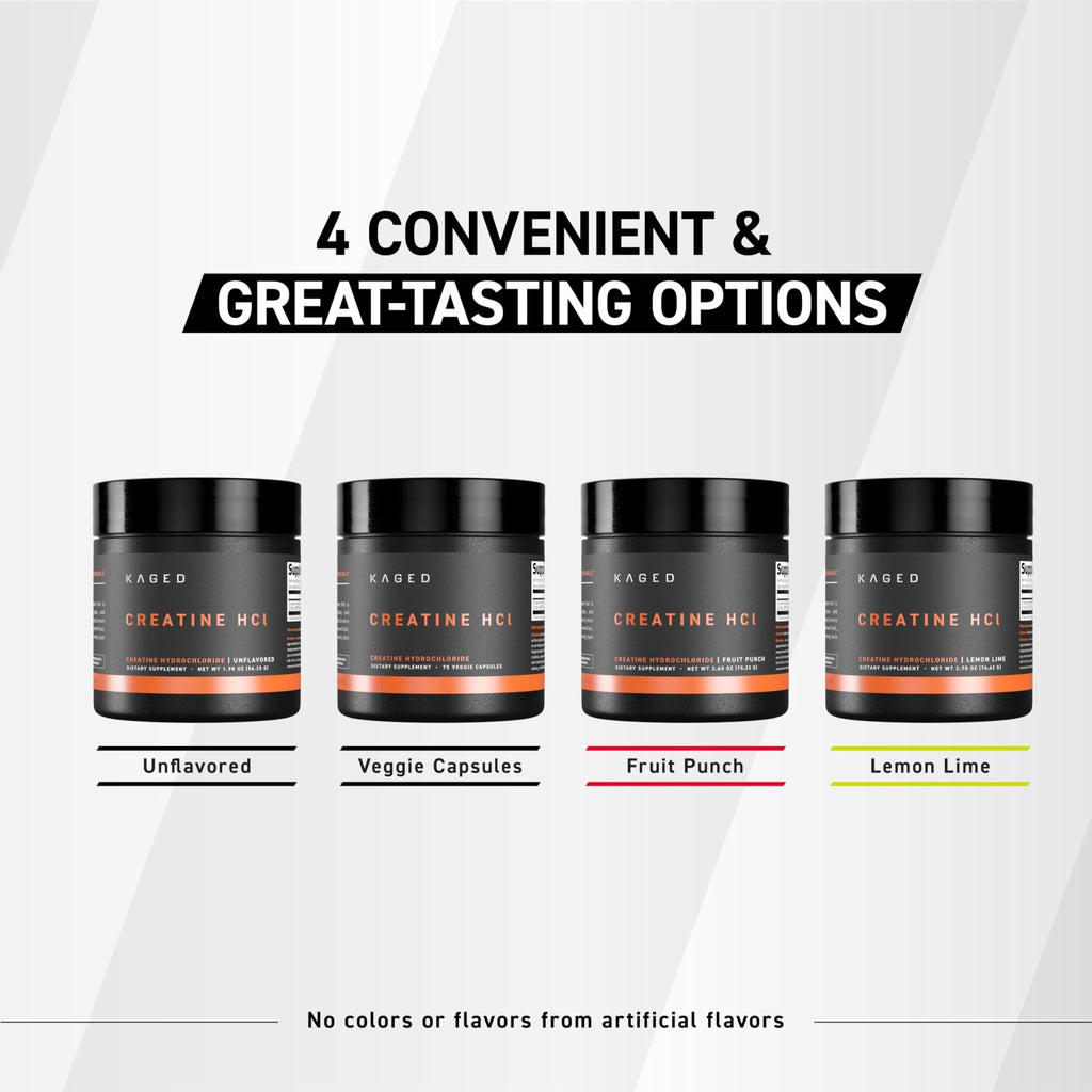 Kaged Creatine HCl Capsules | 7X Concentrated vs Mono | Muscle Building & Recovery | High Absorption | No Bloating | Creatine for Men & Women - FENGGESTORE20