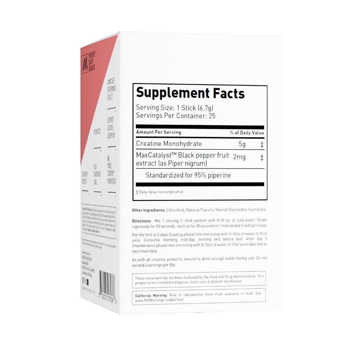 Kaged Creatine Monohydrate + Max Absorption Technology | Micronized Powder Stick Packs | Strawberry Lemonade | Muscle Building & Recovery | Brain Health - FENGGESTORE20