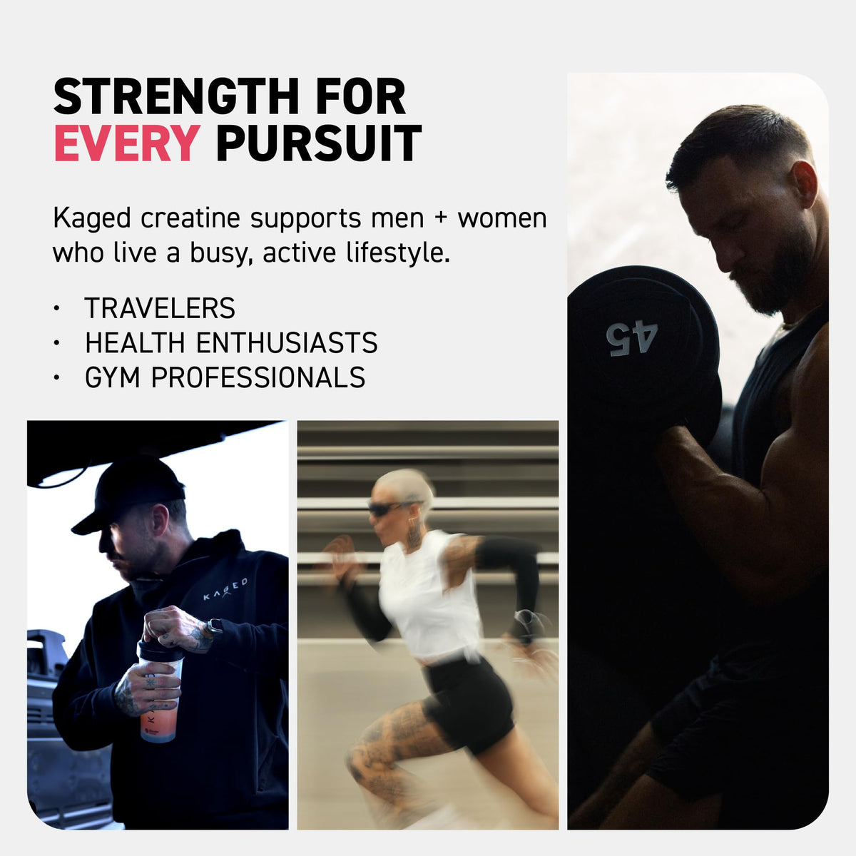 Kaged Creatine Monohydrate + Max Absorption Technology | Micronized Powder Stick Packs | Strawberry Lemonade | Muscle Building & Recovery | Brain Health - FENGGESTORE20