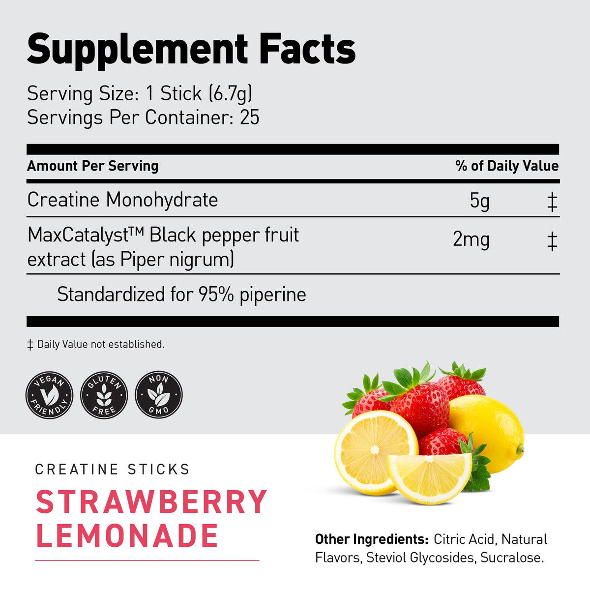 Kaged Creatine Monohydrate + Max Absorption Technology | Micronized Powder Stick Packs | Strawberry Lemonade | Muscle Building & Recovery | Brain Health - FENGGESTORE20