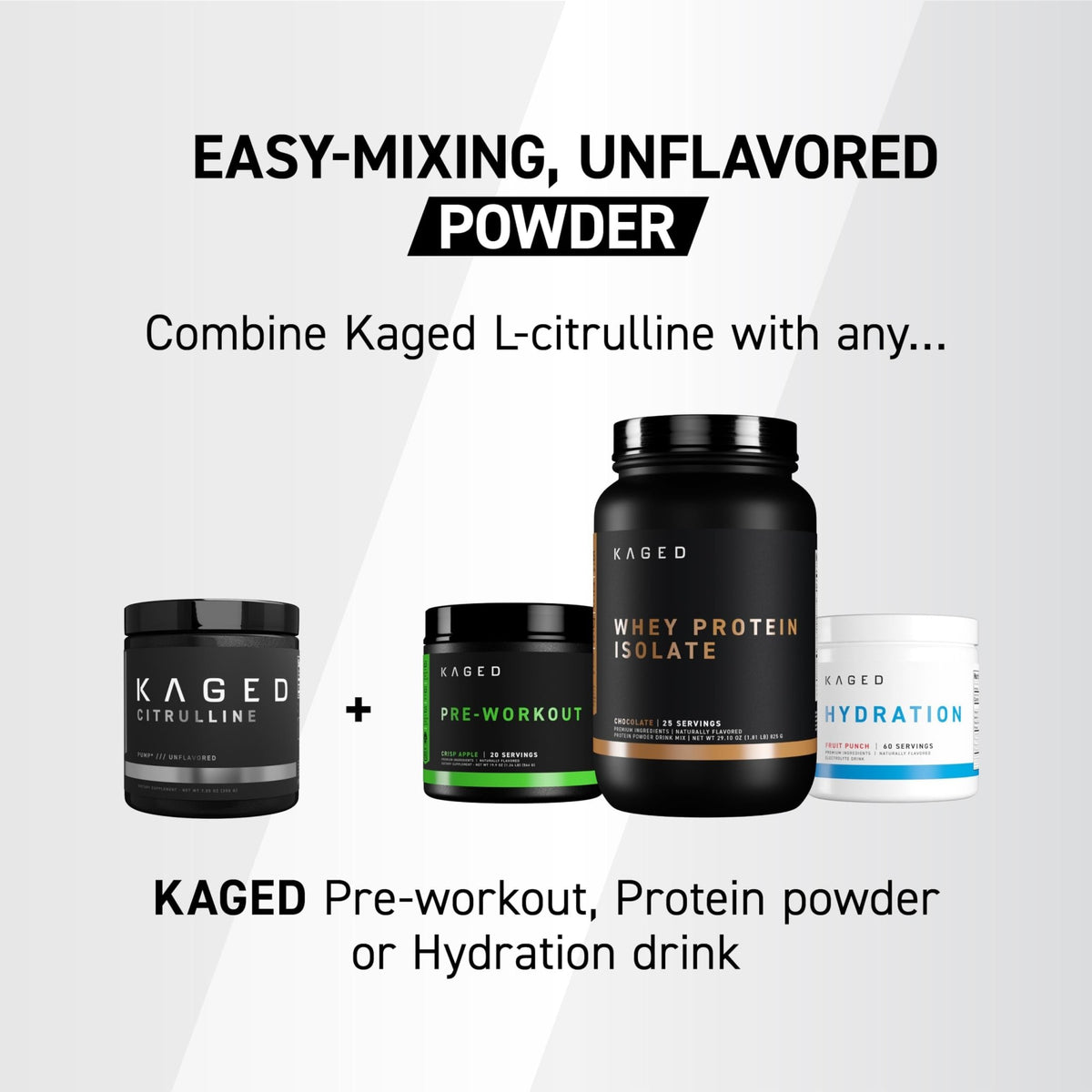 Kaged L-Citrulline Powder | Unflavored | Enhanced Pumps | Improve Muscle Vascularity | Nitric Oxide Booster | Supplements for Men & Women | 100 Servings - FENGGESTORE20