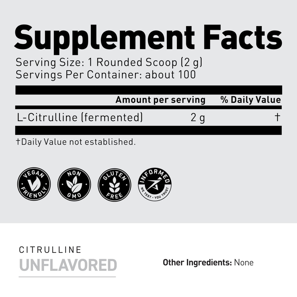 Kaged L-Citrulline Powder | Unflavored | Enhanced Pumps | Improve Muscle Vascularity | Nitric Oxide Booster | Supplements for Men & Women | 100 Servings - FENGGESTORE20
