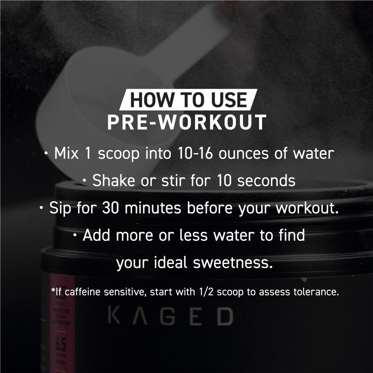 Kaged Stimulant Free Pre Workout Powder | Fruit Punch | Pre-Kaged | Formulated with Creatine, Beta Alanine | No Jitters | 20 Servings - FENGGESTORE20