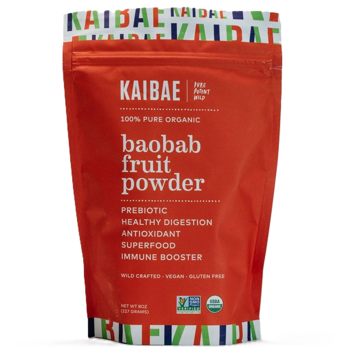 KAIBAE Premium Organic Baobab Powder | Prebiotic Fiber Superfood for Gut & Metabolic Health | Vitamin C + Polyphenols | Gluten-Free, Non-GMO, Vegan | 8 oz. - FENGGESTORE20