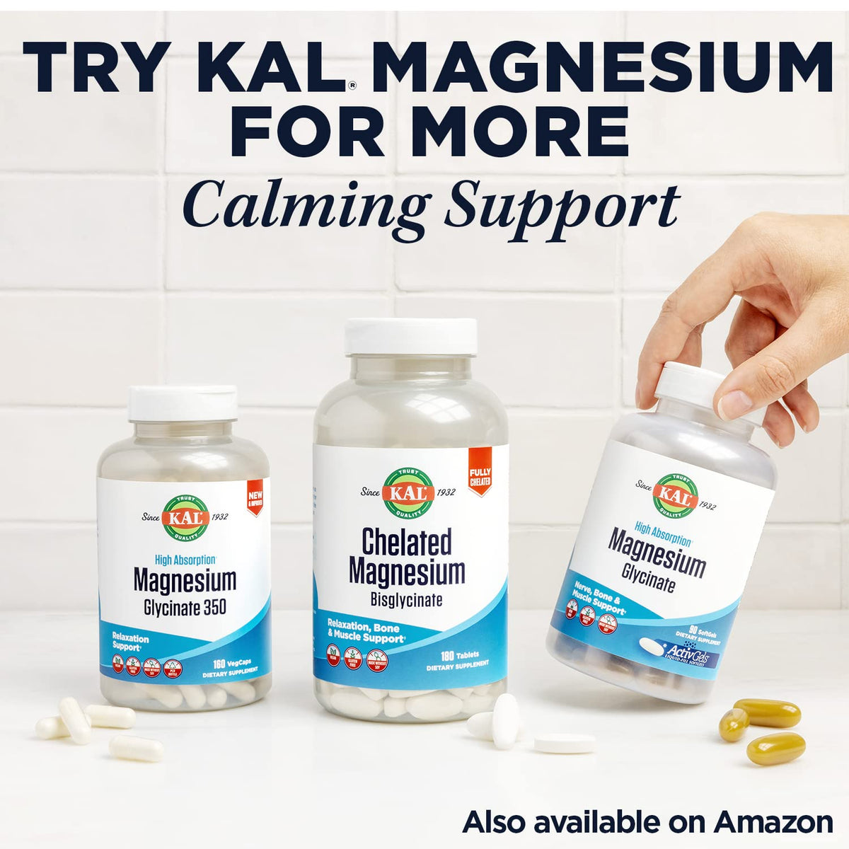 KAL Lithium Orotate 5mg, Low Dose Lithium Supplement for General Wellness Mood Support, Highly Bioavailable, Vegan, 60-Day Guarantee, - FENGGESTORE20