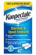 Kaopectate Multi-Symptom Anti-Diarrheal & Upset Stomach Reliever, 42 Caplets, Anti Diarrhea Caplets - FENGGESTORE20
