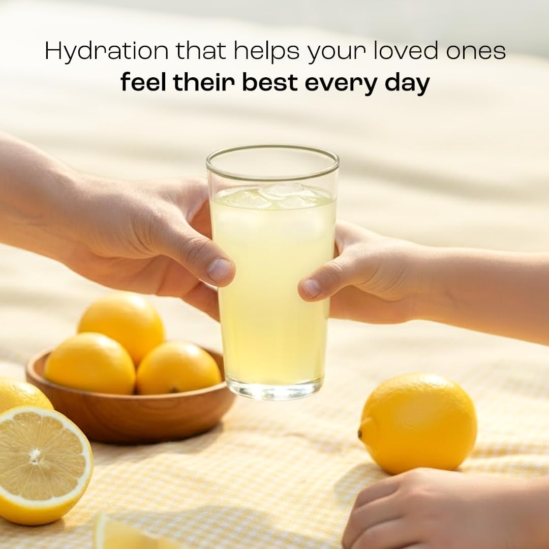 KEY NUTRIENTS Multivitamin Electrolytes Powder No Sugar - Refreshing Lemonade Electrolyte Powder - Sodium & Energy Supplement - Hydration Powder - FENGGESTORE20