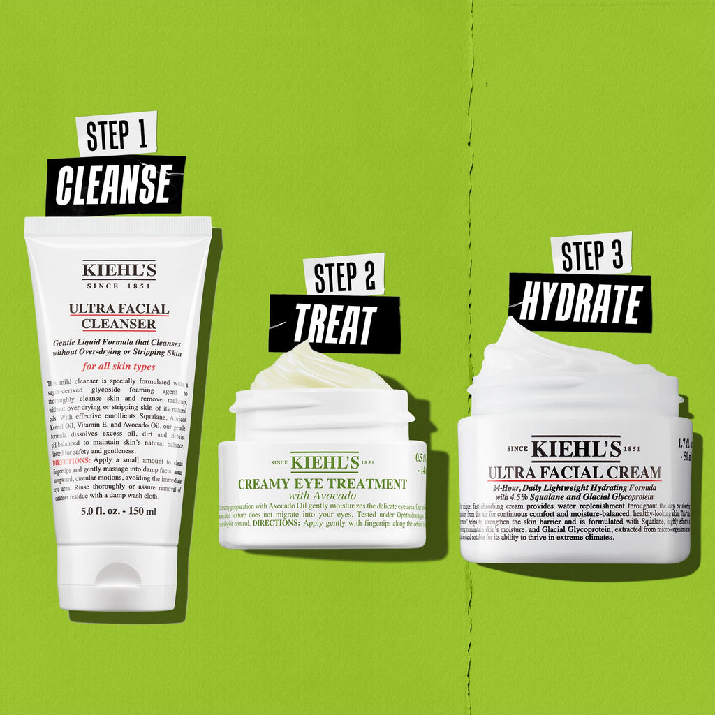 Kiehl's Avocado Eye Treatment, Nourishing and Hydrating Eye Cream, Avocado Oil and Caffeine to Energize and Invigorate Skin, Tired Eyes - FENGGESTORE20