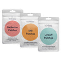 Kind Patches Trio - Unpuff, MB, and Berberine Patches - Vegan, Cruelty Free, Latex Free - 3 Pack, 90 Count - FENGGESTORE20