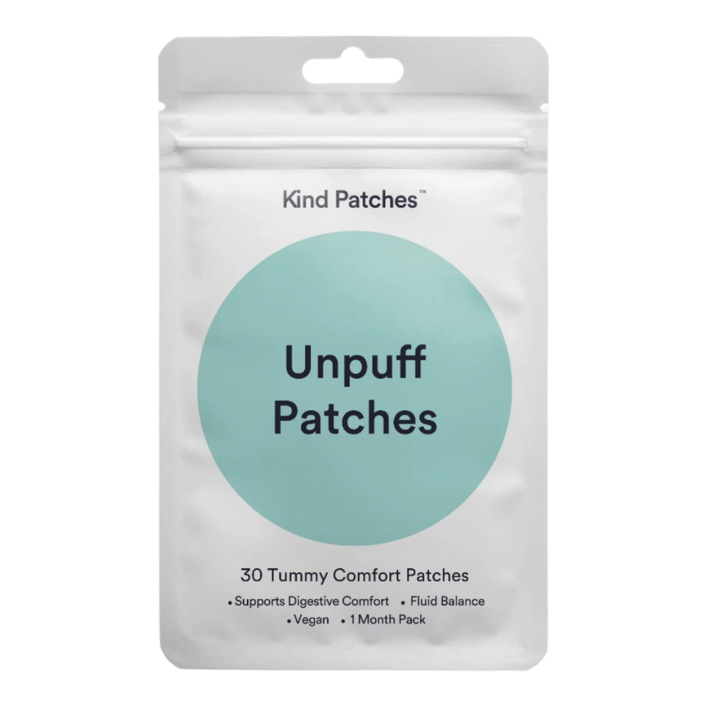 Kind Patches Unpuff Patches with Dandelion Root, Fennel, Artichoke, Ginger, and Turmeric Extract - Vegan - 30 Count - FENGGESTORE20