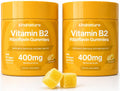 kindnature Vitamin B2 Gummies - Riboflavin 400mg Supplement for Kids & Adults - Non-GMO, Soy & Gluten-Free, Vegan Chewable Gummies (30 Day Supply) (2) - FENGGESTORE20