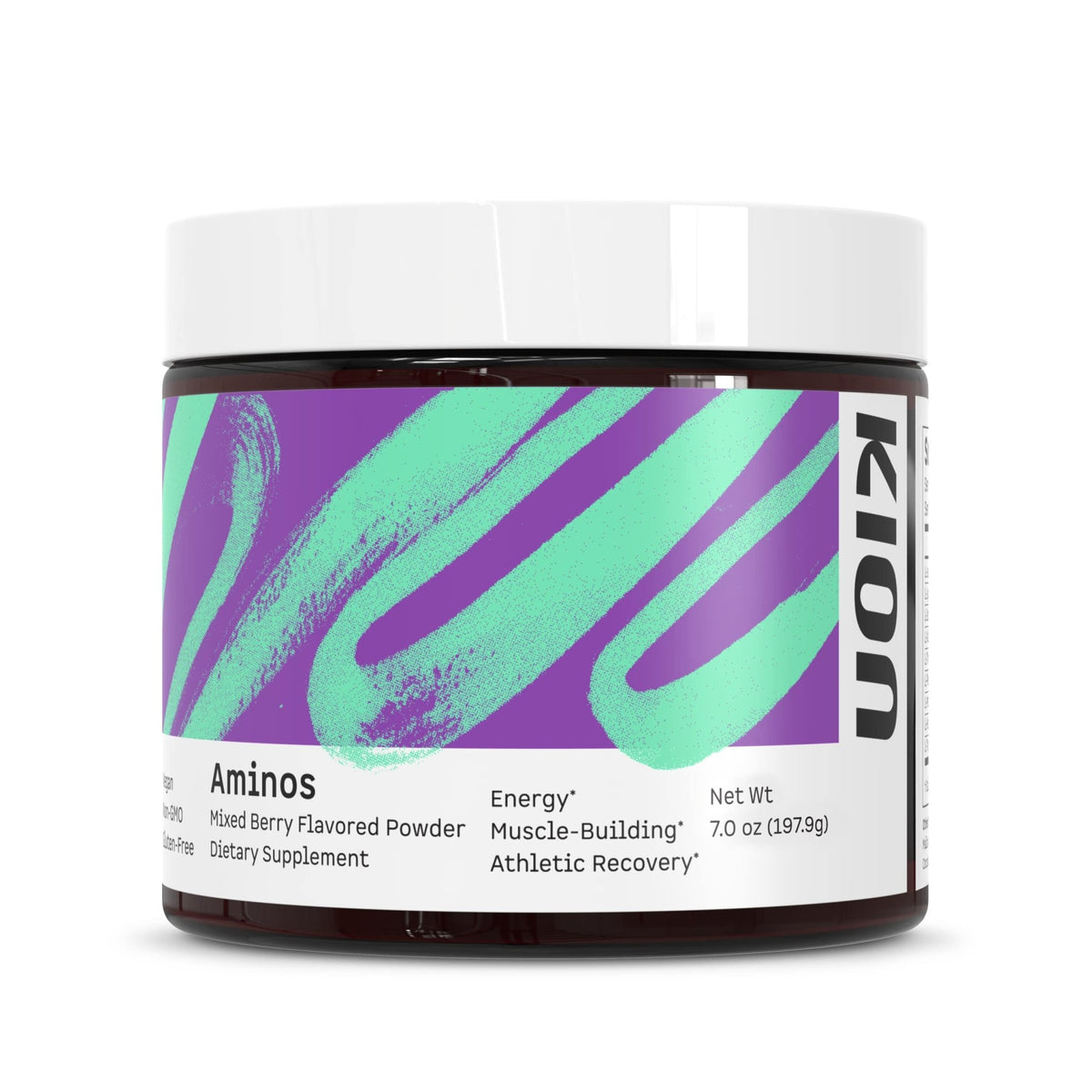 Kion Aminos - Essential Amino Acids Supplement, Essential Amino Acids Powder for Muscle Recovery, BCAA EAA No Caffeine, Amino Acid Powder, Essential Amino Energy - 30 Servings, Mixed Berry - FENGGESTORE20