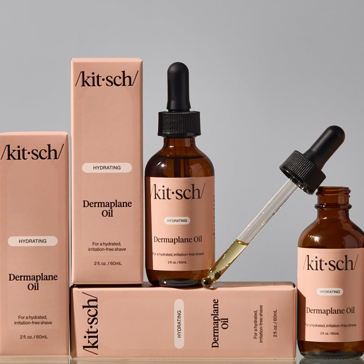 Kitsch Dermaplane Face Oil with Jojoba & Argan Oil – Hydrating Facial Formula for Dermaplaning Tool, Gua Sha & Razor Use - FENGGESTORE20