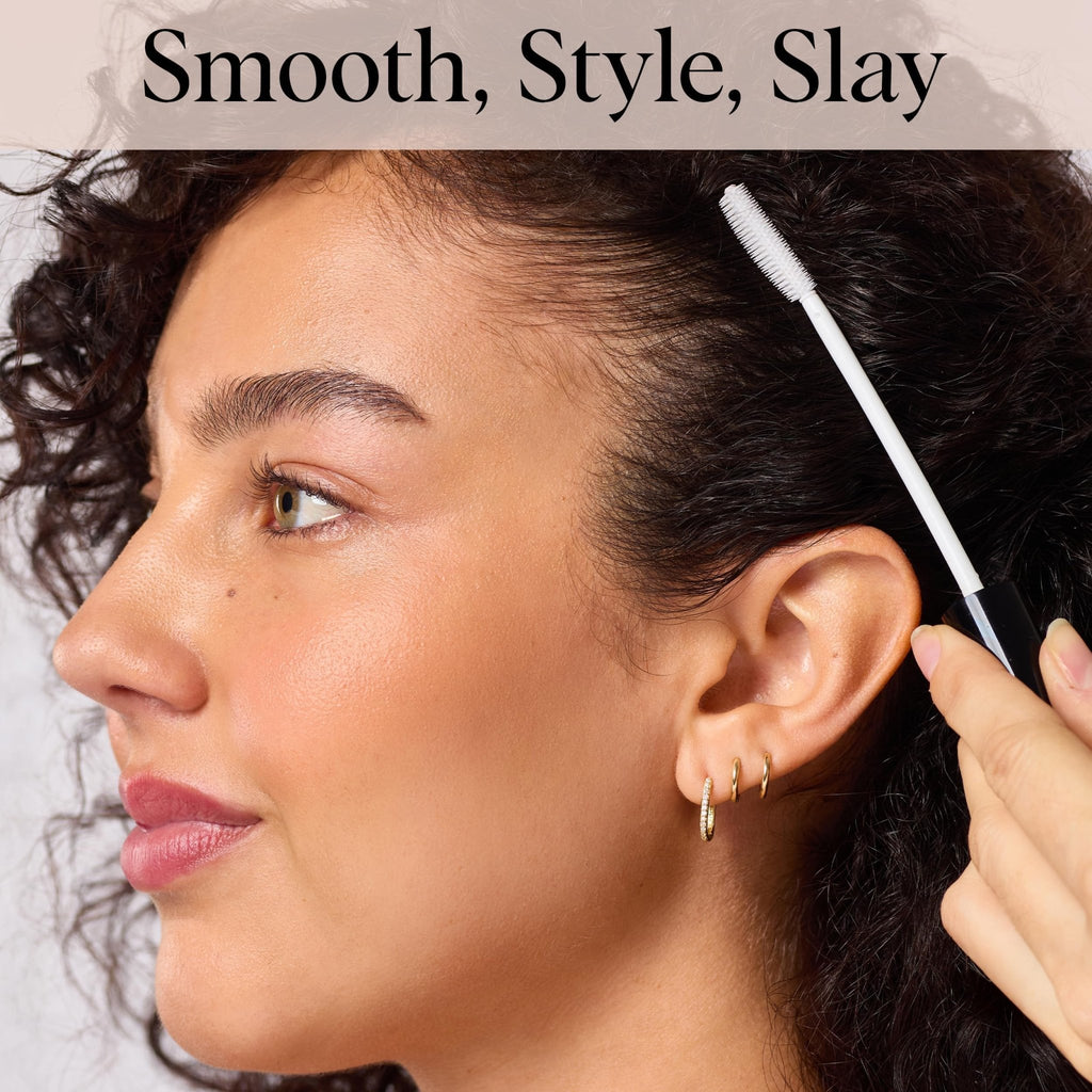 Kitsch Hair Taming Wand - Fly Away Stick For Hair with Biotin, Aloe & Vitamin E | Clear Hair Mascara for Flyaways, Slick Back Style - FENGGESTORE20