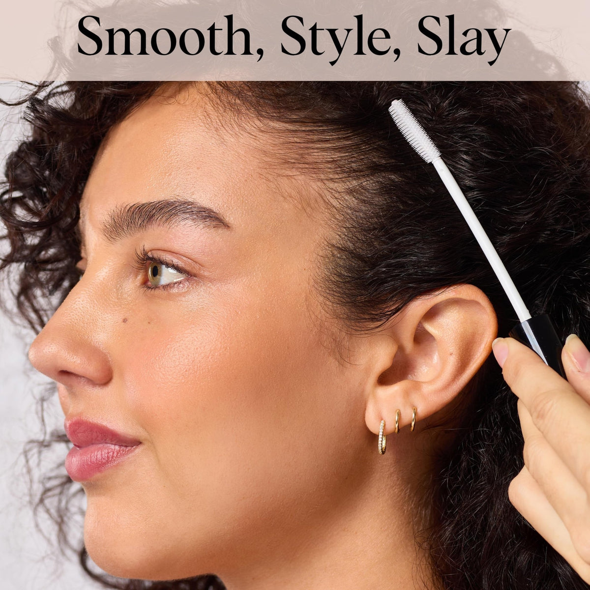 Kitsch Hair Taming Wand - Fly Away Stick For Hair with Biotin, Aloe & Vitamin E | Clear Hair Mascara for Flyaways, Slick Back Style - FENGGESTORE20