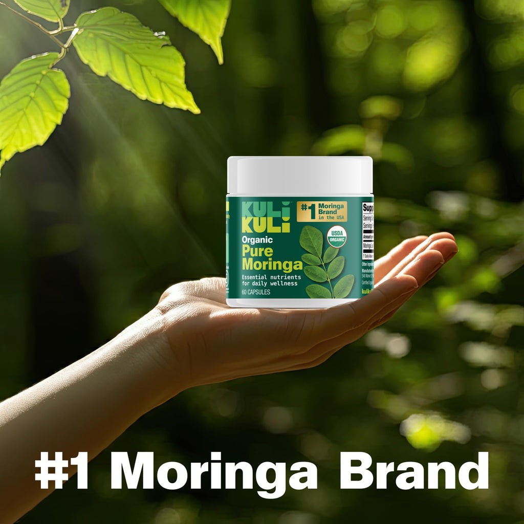 KULI KULI Organic Pure Moringa Capsules, 60 CT - FENGGESTORE20